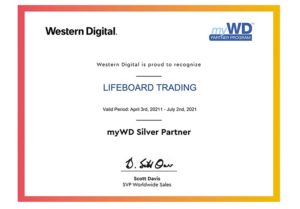 wd certificate